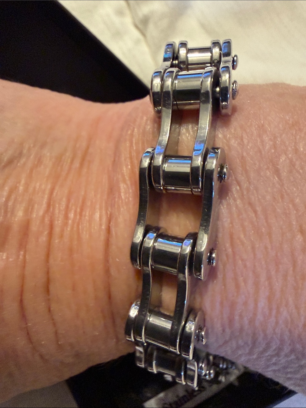 Motorcycle Chain Style Men's Bracelet - Stainless Steel